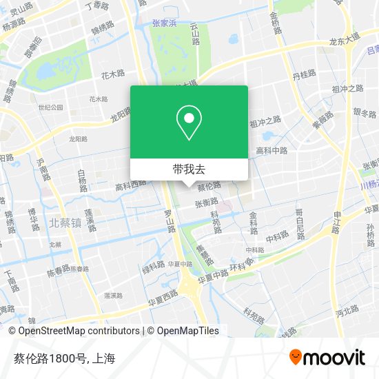 蔡伦路1800号地图