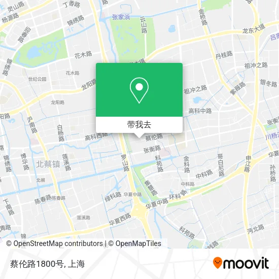 蔡伦路1800号地图