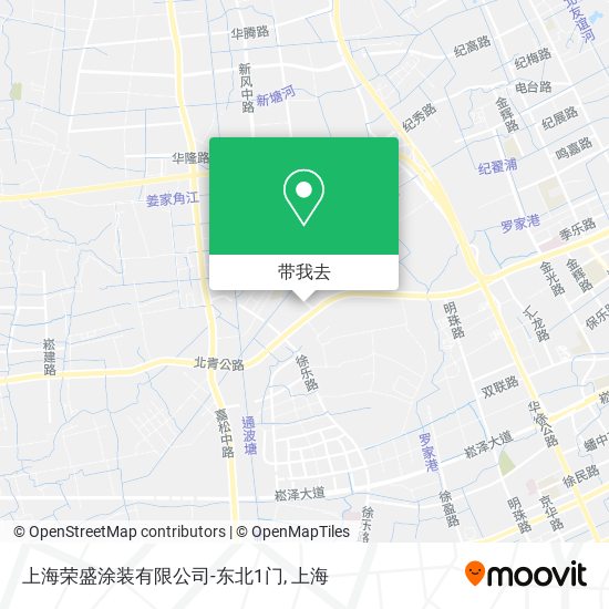 上海荣盛涂装有限公司-东北1门地图