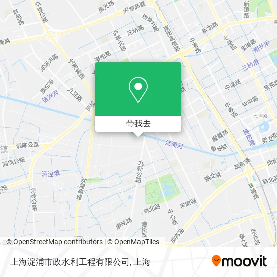 上海淀浦市政水利工程有限公司地图