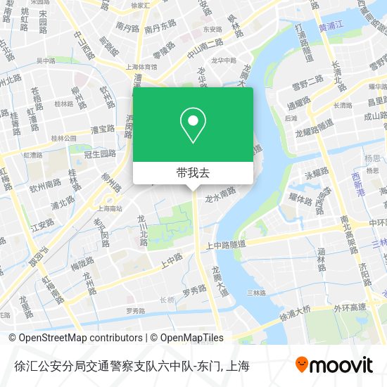 徐汇公安分局交通警察支队六中队-东门地图