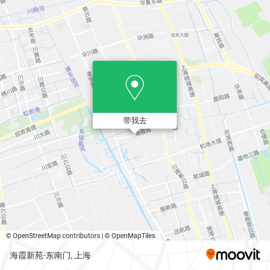 海霞新苑-东南门地图
