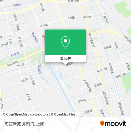 海霞新苑-东南门地图