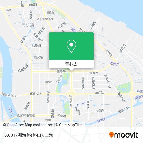 X001/洲海路(路口)地图