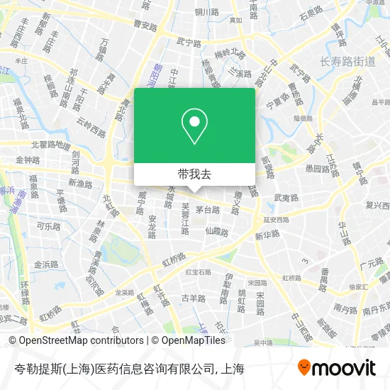 夸勒提斯(上海)医药信息咨询有限公司地图