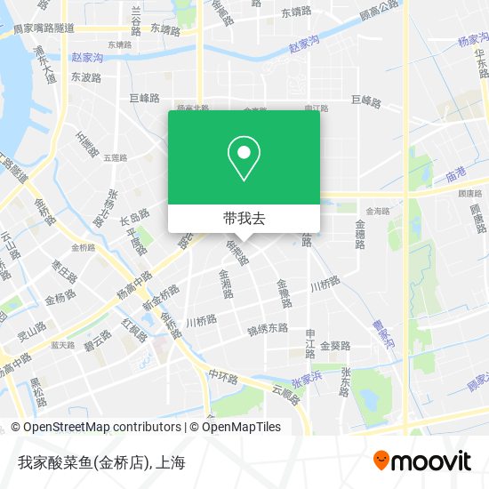 我家酸菜鱼(金桥店)地图