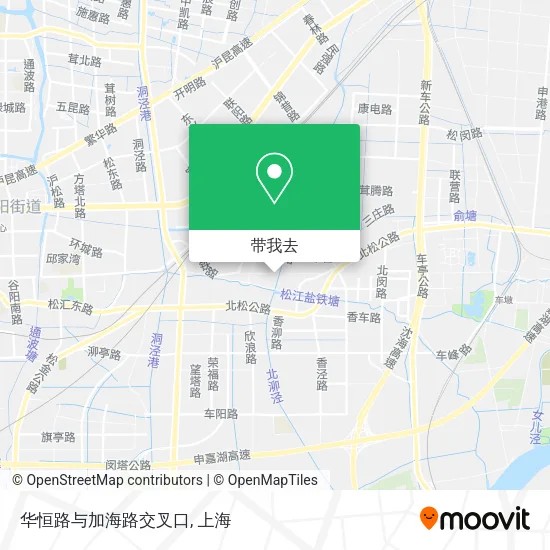 华恒路与加海路交叉口地图