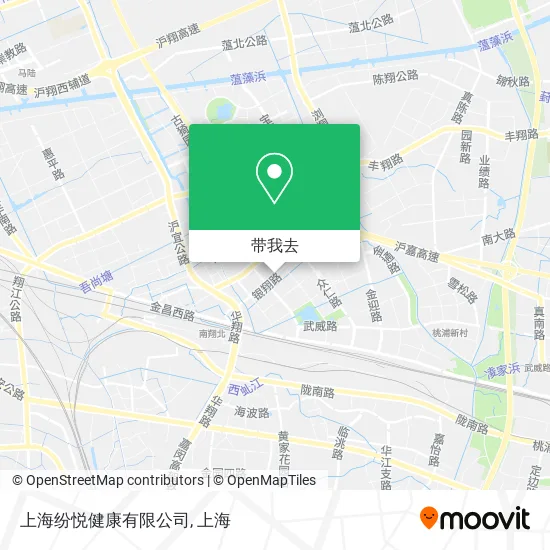 上海纷悦健康有限公司地图