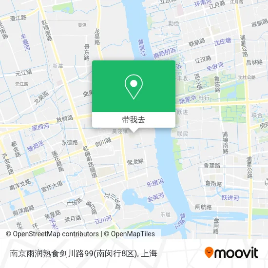 南京雨润熟食剑川路99(南闵行8区)地图