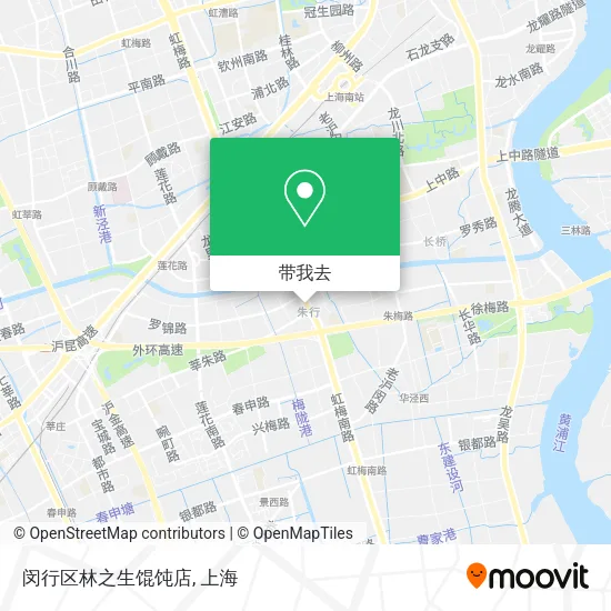 闵行区林之生馄饨店地图
