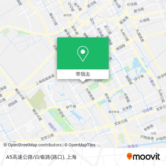 A5高速公路/白银路(路口)地图