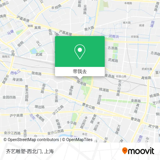 齐艺雕塑-西北门地图
