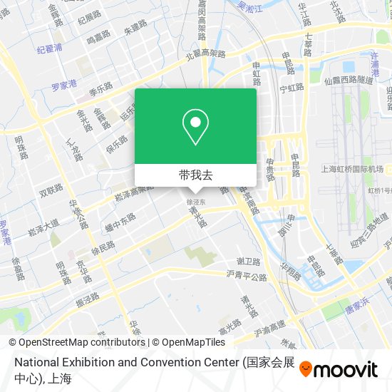 National Exhibition and Convention Center (国家会展中心)地图