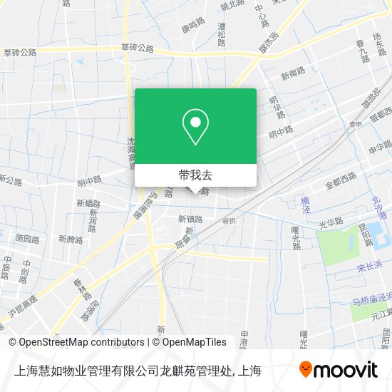 上海慧如物业管理有限公司龙麒苑管理处地图