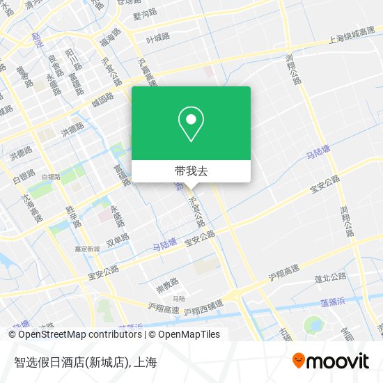 智选假日酒店(新城店)地图