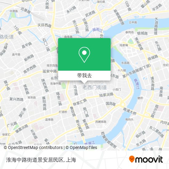 淮海中路街道景安居民区地图