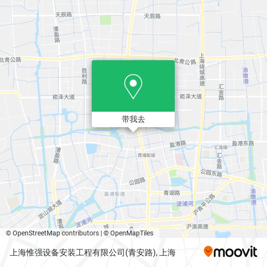 上海惟强设备安装工程有限公司(青安路)地图