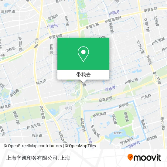 上海辛凯印务有限公司地图