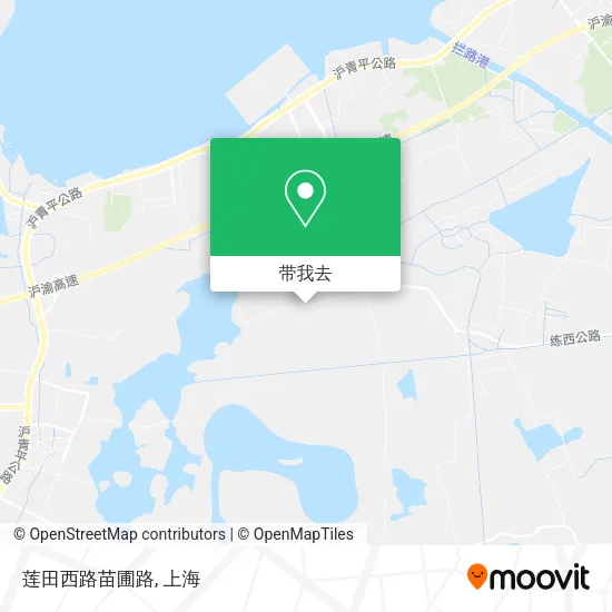 莲田西路苗圃路地图