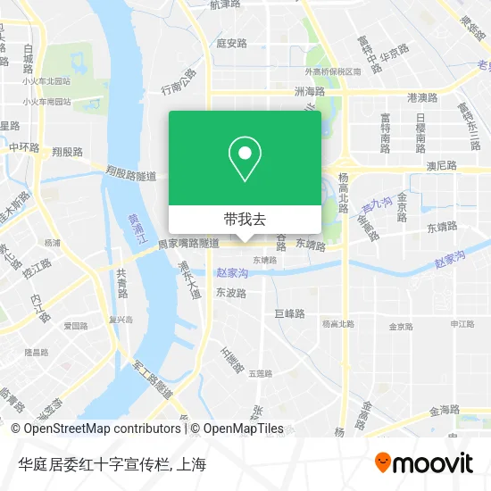 华庭居委红十字宣传栏地图