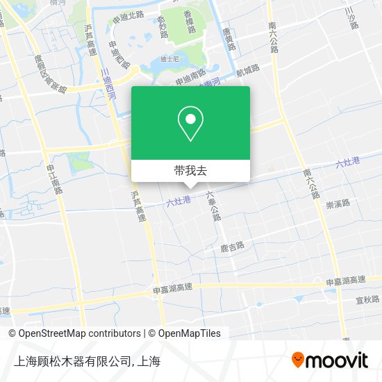 上海顾松木器有限公司地图