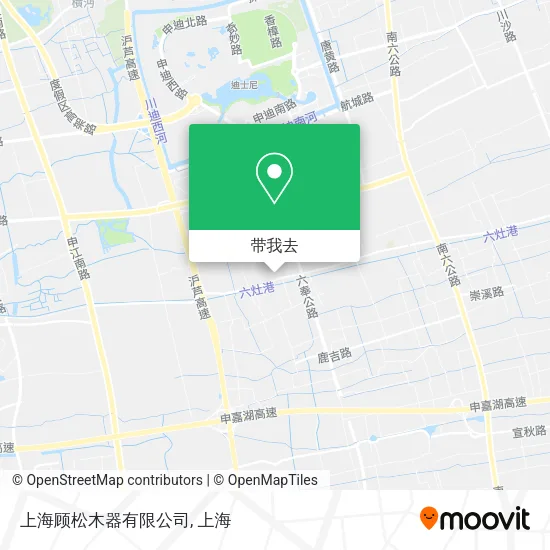上海顾松木器有限公司地图