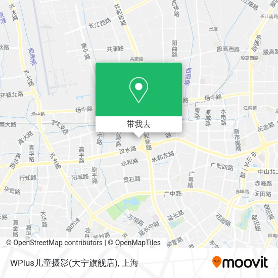 WPlus儿童摄影(大宁旗舰店)地图