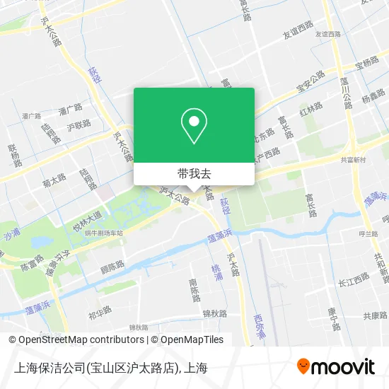 上海保洁公司(宝山区沪太路店)地图