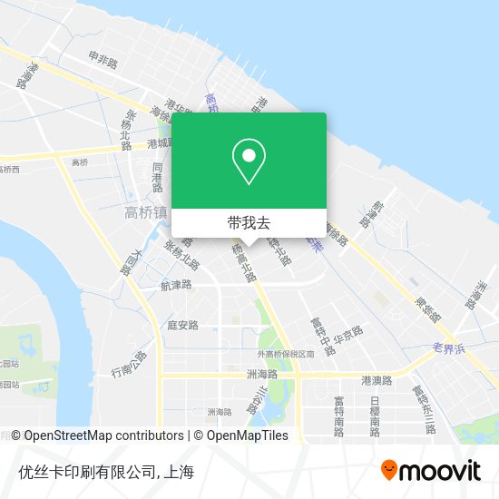 优丝卡印刷有限公司地图