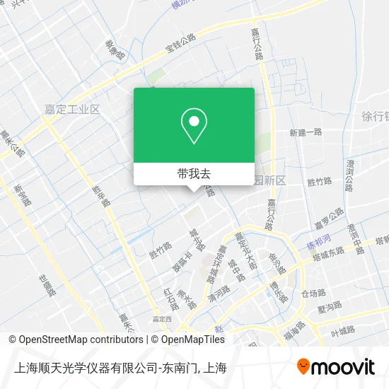 上海顺天光学仪器有限公司-东南门地图