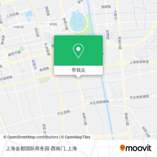 上海金都国际商务园-西南门地图