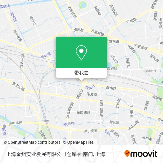 上海金州实业发展有限公司仓库-西南门地图