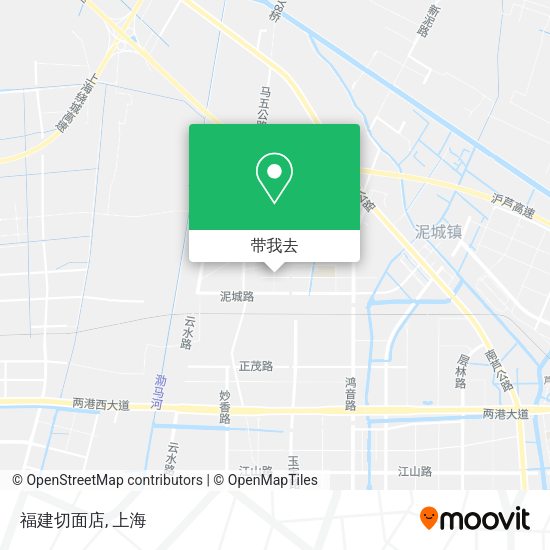 福建切面店地图
