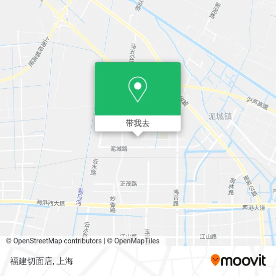 福建切面店地图