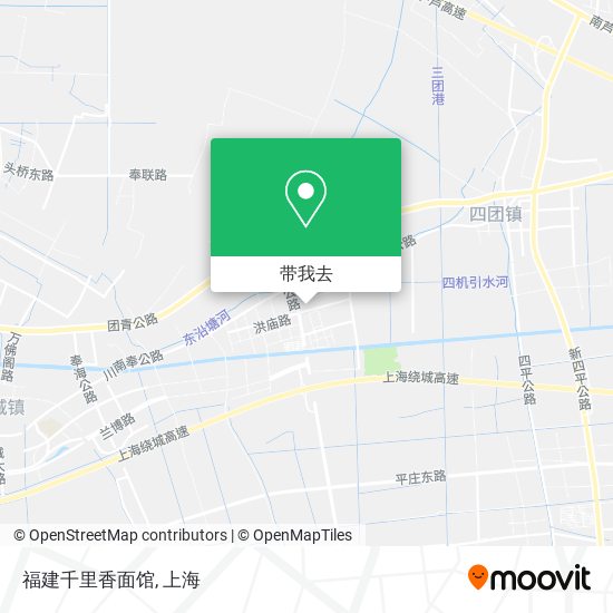 福建千里香面馆地图