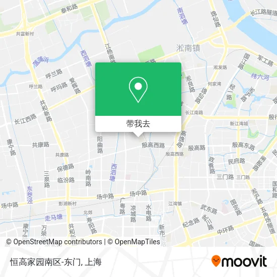 恒高家园南区-东门地图