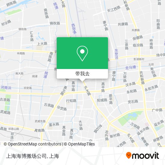 上海海博搬场公司地图
