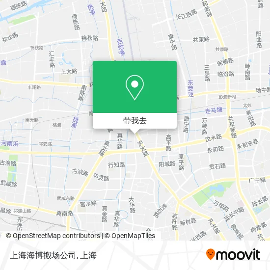 上海海博搬场公司地图