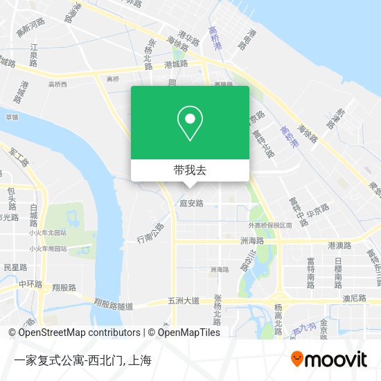 一家复式公寓-西北门地图