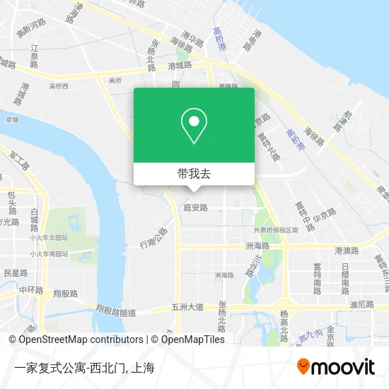 一家复式公寓-西北门地图