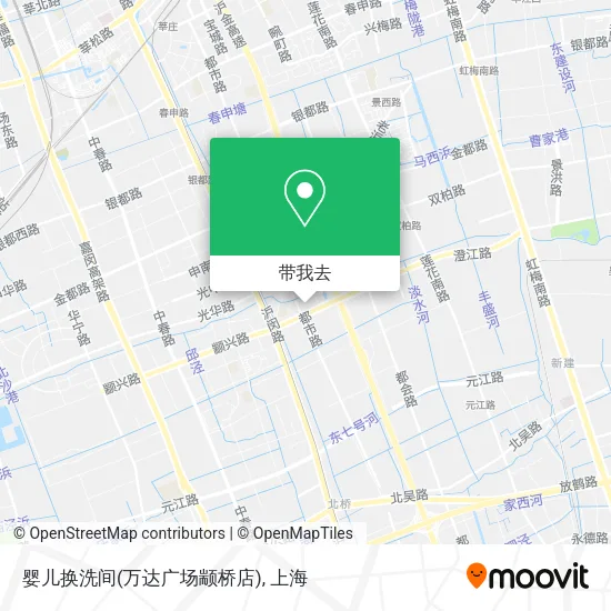 婴儿换洗间(万达广场颛桥店)地图