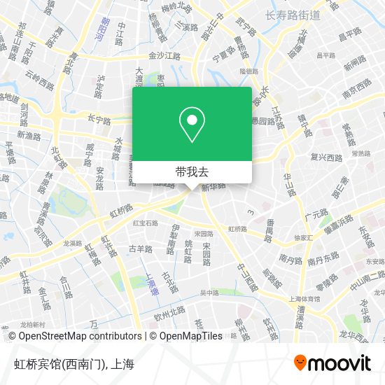 虹桥宾馆(西南门)地图