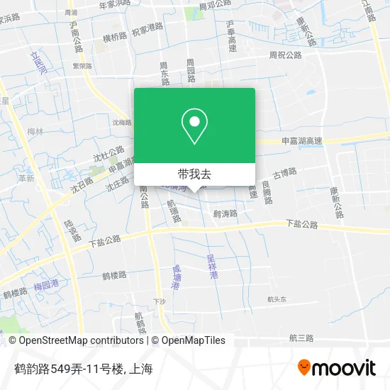 鹤韵路549弄-11号楼地图