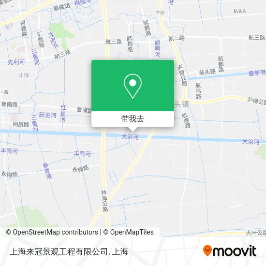 上海来冠景观工程有限公司地图