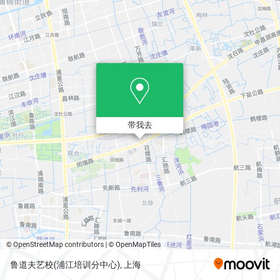 鲁道夫艺校(浦江培训分中心)地图