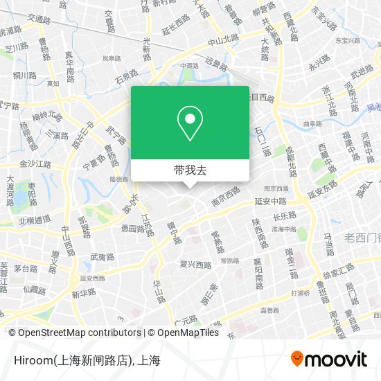 Hiroom(上海新闸路店)地图