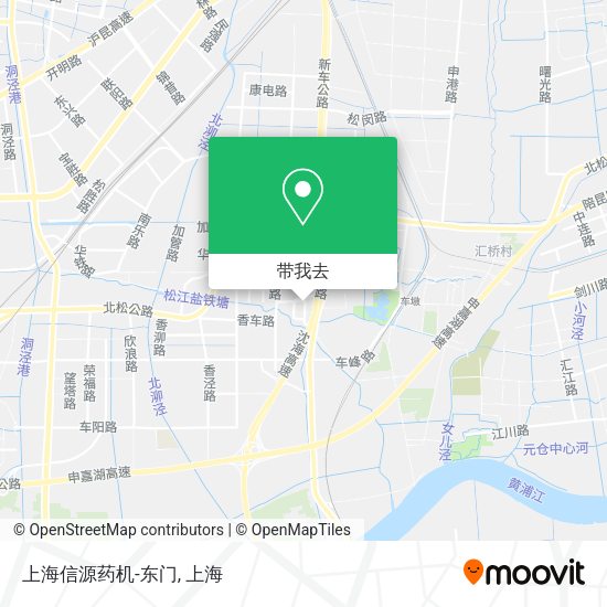 上海信源药机-东门地图