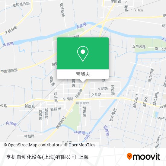 亨机自动化设备(上海)有限公司地图
