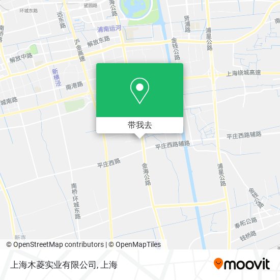 上海木菱实业有限公司地图