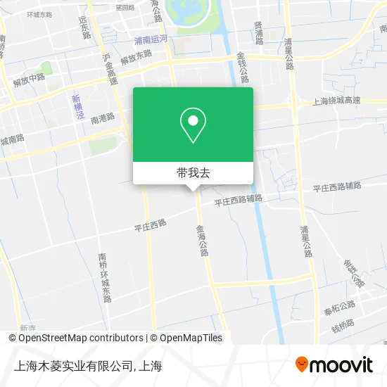 上海木菱实业有限公司地图